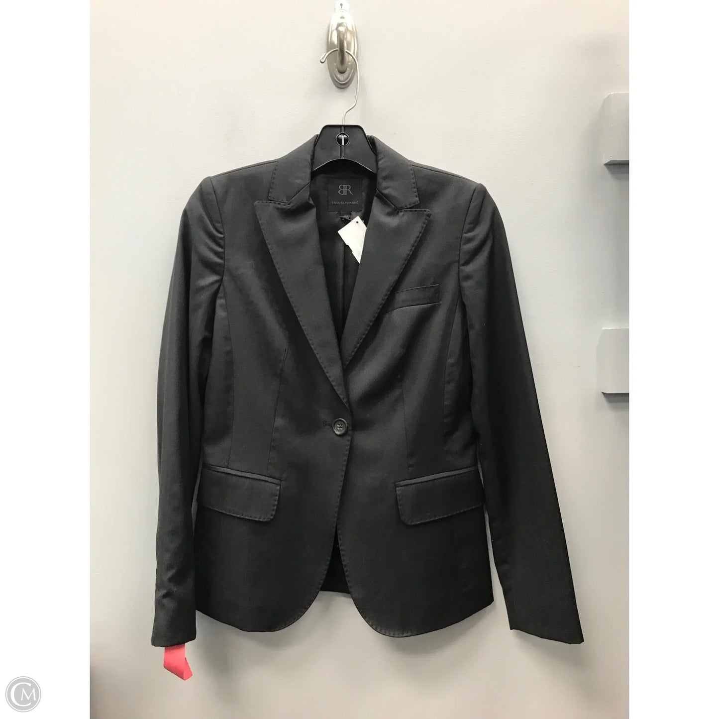 Blazer By Banana Republic In Grey, Size: 0