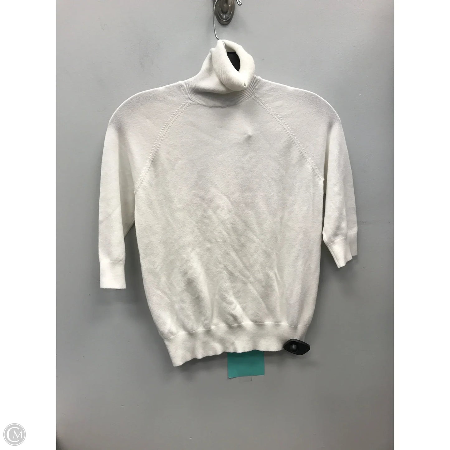 Top Short Sleeve By Zara In Cream, Size: S