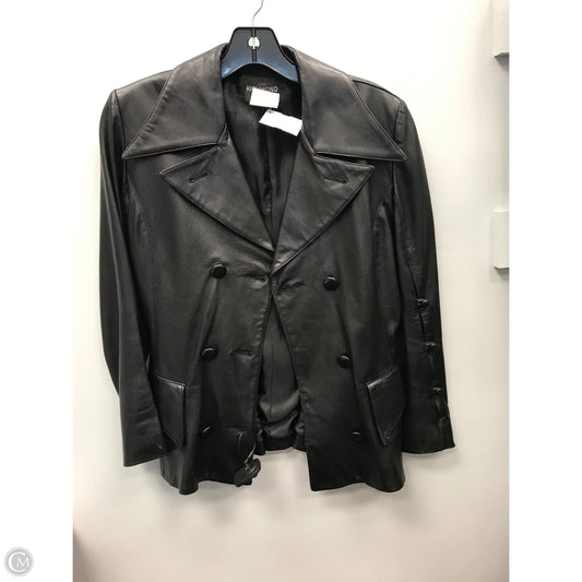 Jacket Leather By Cma In Black, Size: 8