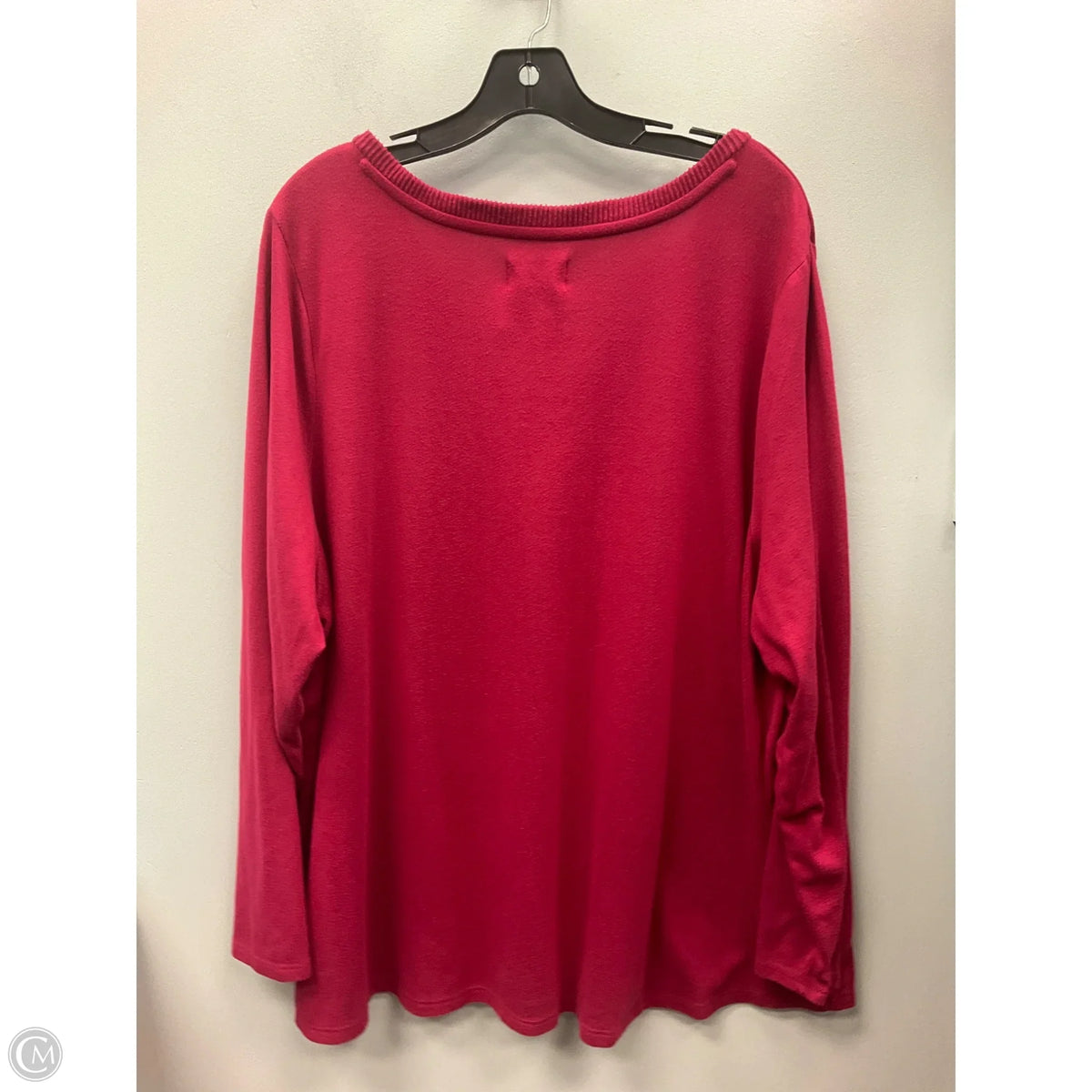 Top Long Sleeve By Clothes Mentor In Pink, Size: 2x
