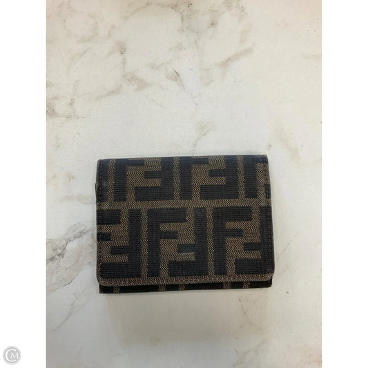 Wallet Luxury Designer By Fendi, Size: Small