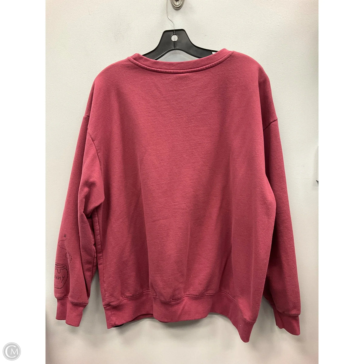 Sweatshirt Collar By Disney In Maroon, Size: Xxl