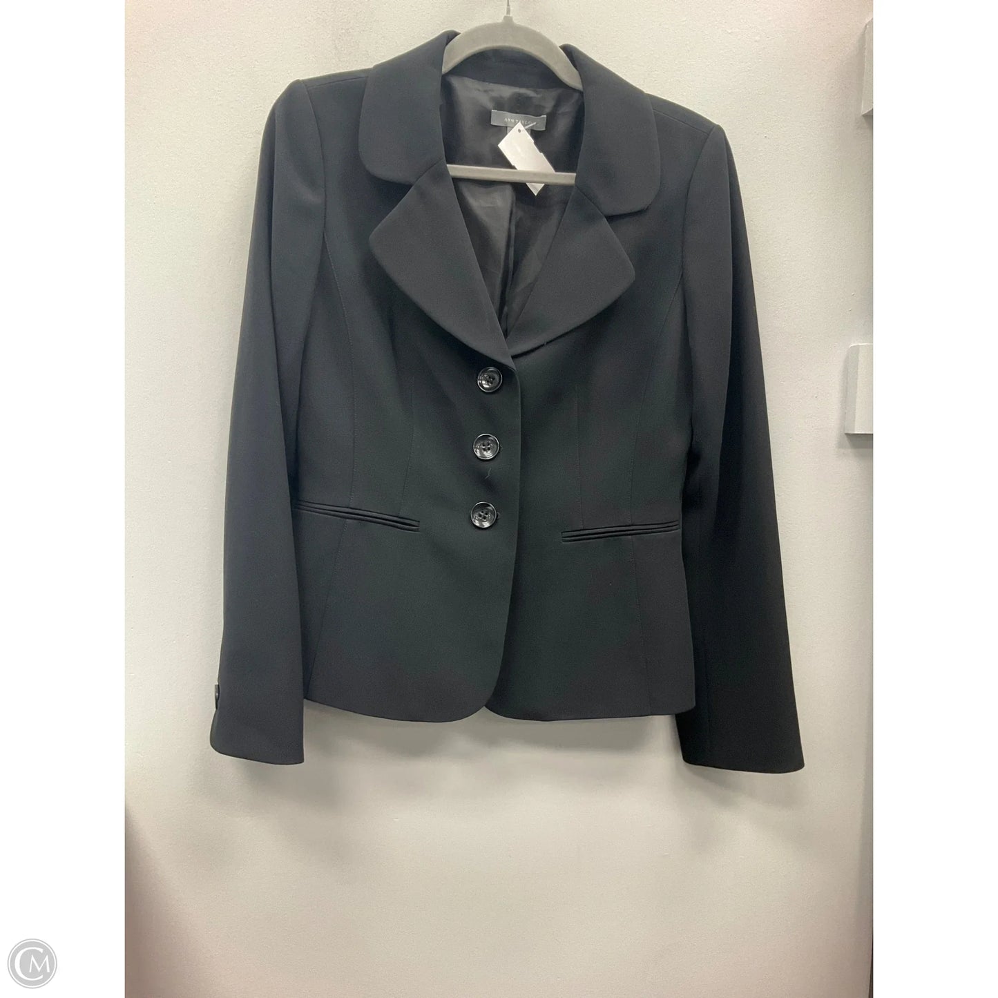 Blazer By Ann Taylor In Black, Size: 4