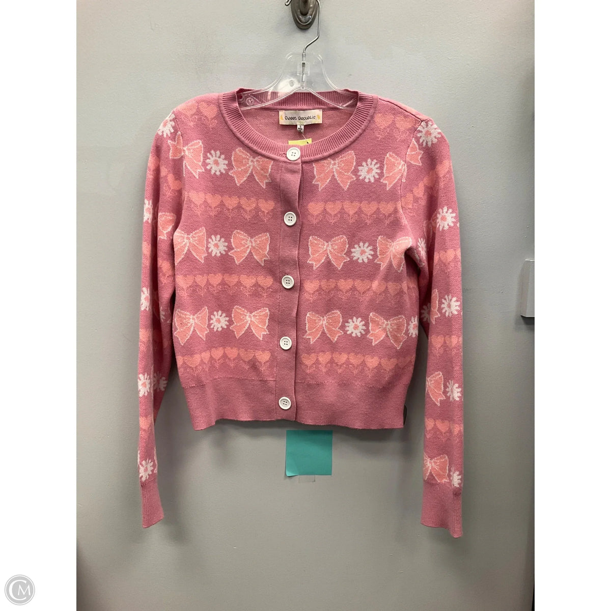 Sweater By Clothes Mentor In Pink, Size: S