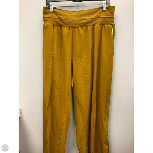 Athletic Pants By Athleta In Gold, Size: 20