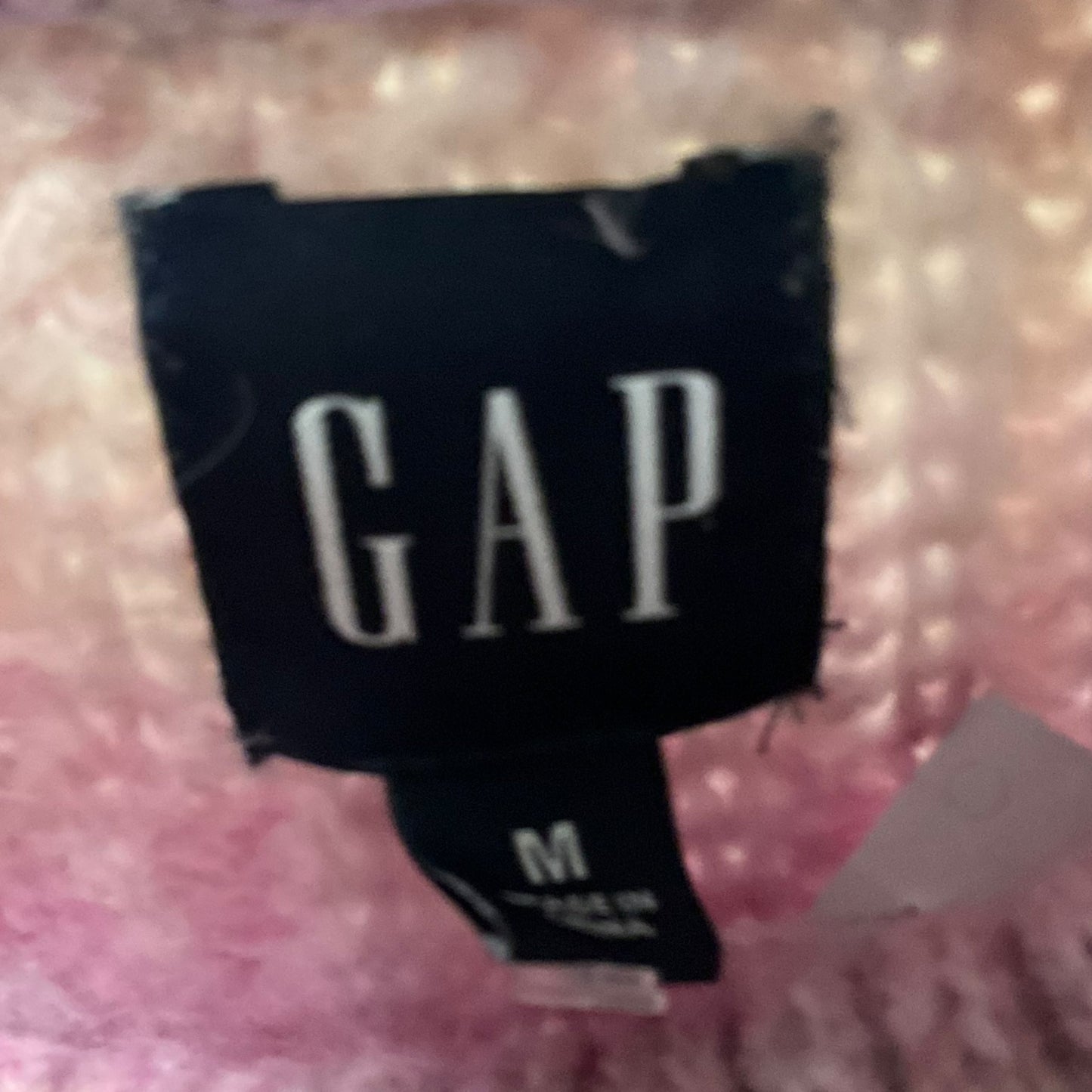 Sweater By Gap In Pink & Tan, Size: M