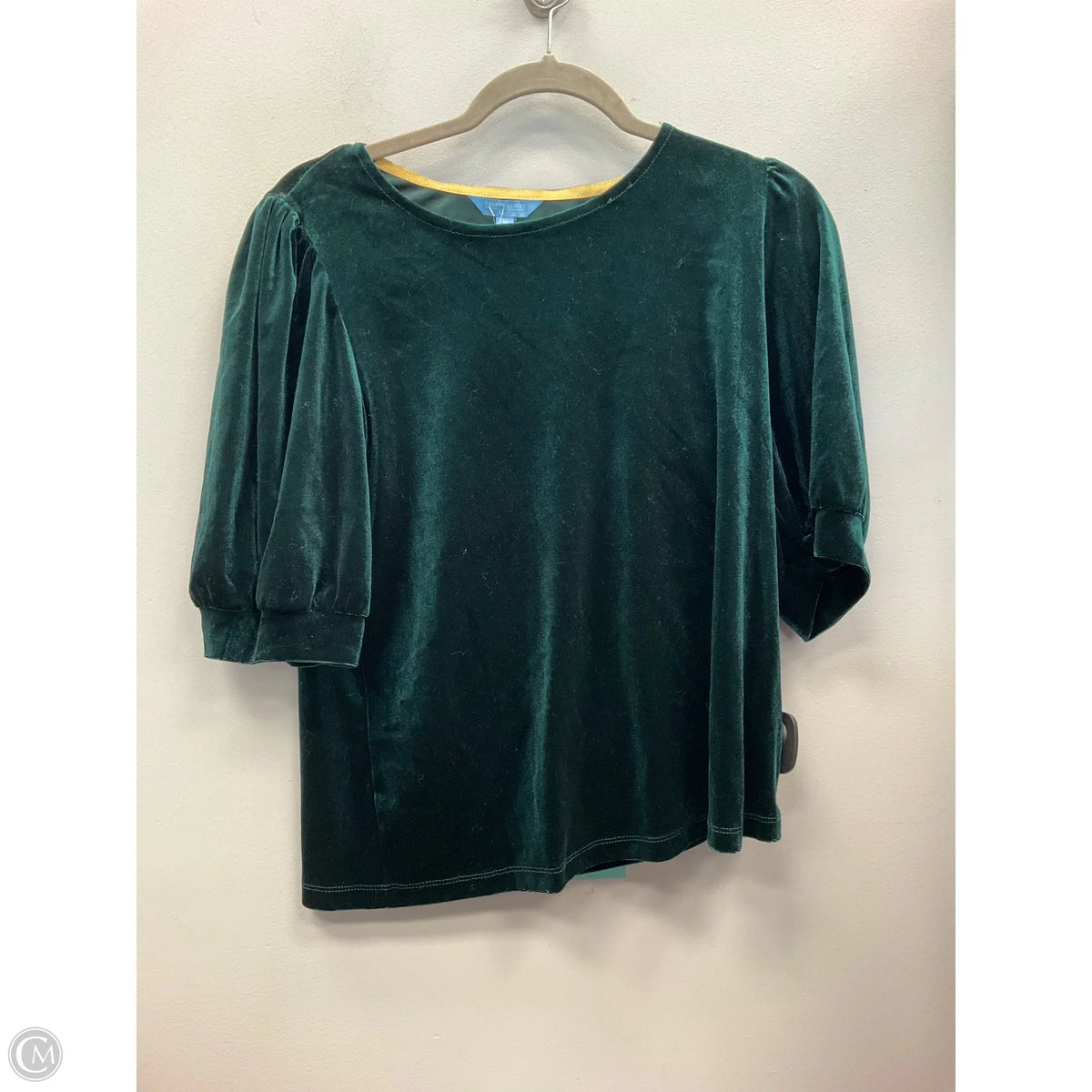 Top Short Sleeve By Draper James In Green, Size: M