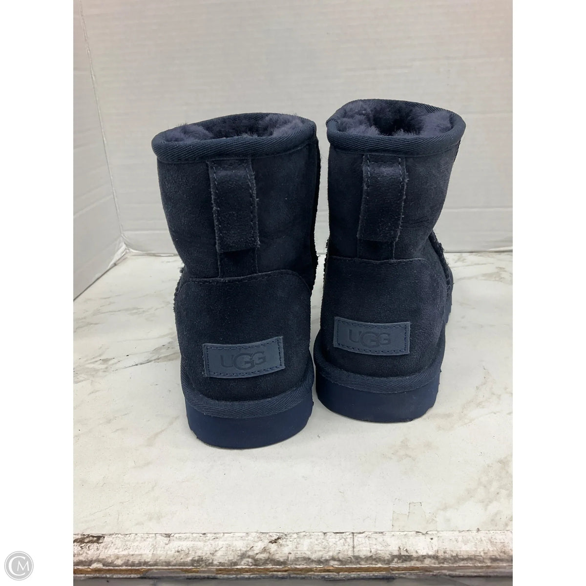 Boots Designer By Ugg In Navy, Size: 9