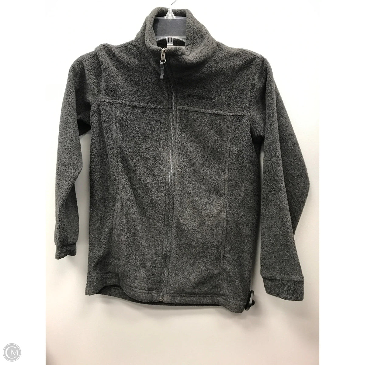 Jacket Fleece By Columbia In Grey, Size: M