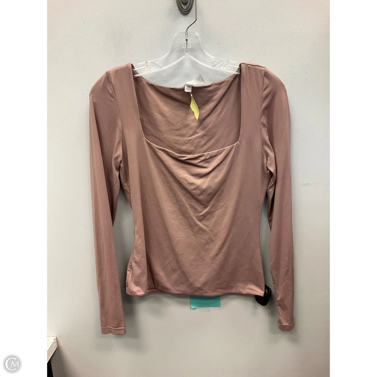 Top Long Sleeve Basic By 90 Degrees By Reflex In Mauve, Size: M