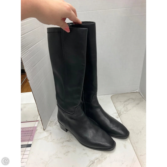 Boots Knee Flats By Aquatalia In Black, Size: 9