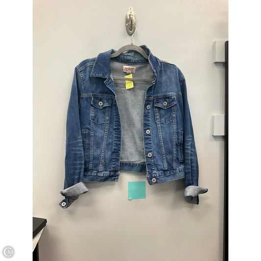 Jacket Denim By Arizona In Blue Denim, Size: M