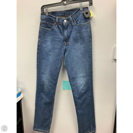 Jeans Straight By Levis In Blue Denim, Size: 6