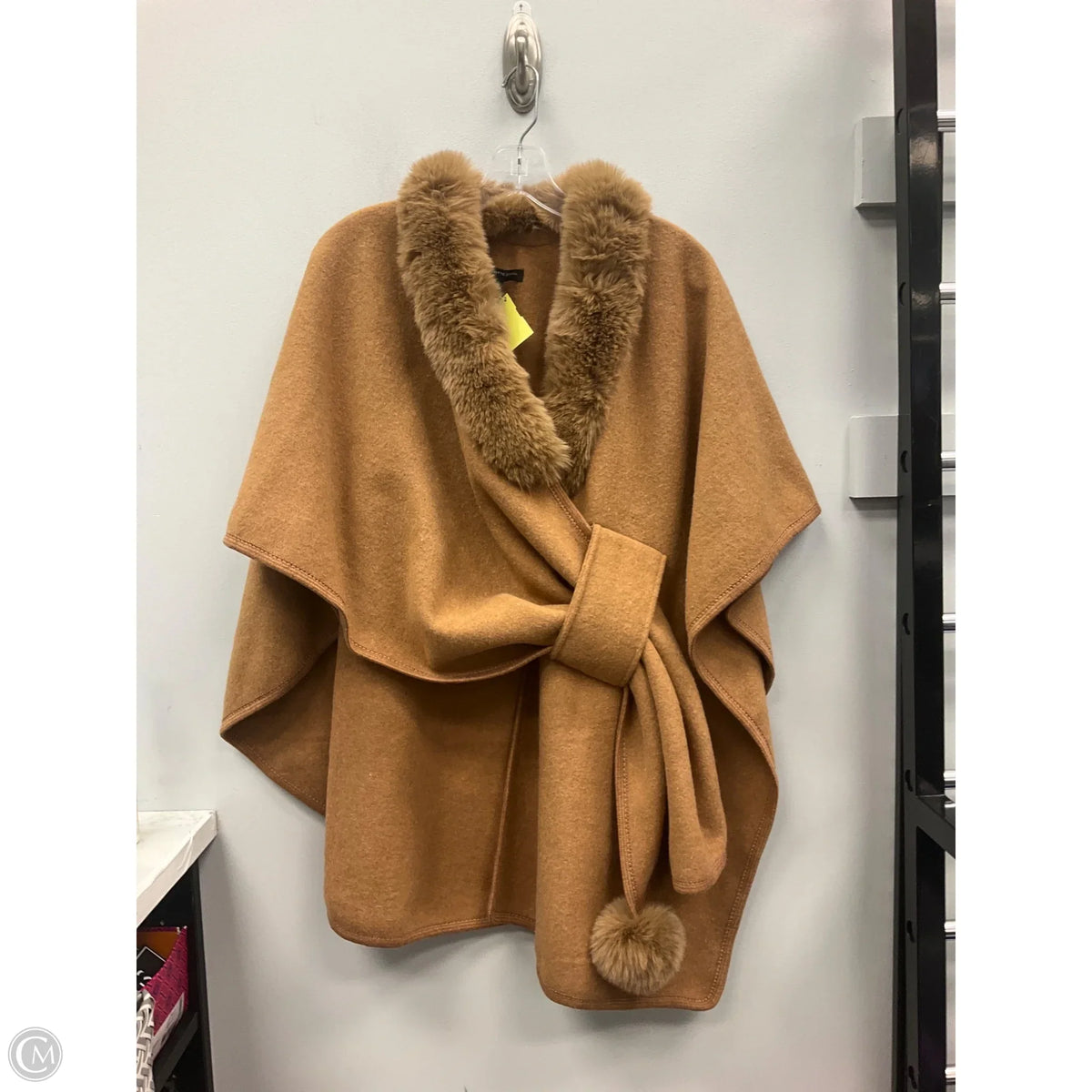 Poncho By Charlotte Daniel’s In Tan, Size: Osfm