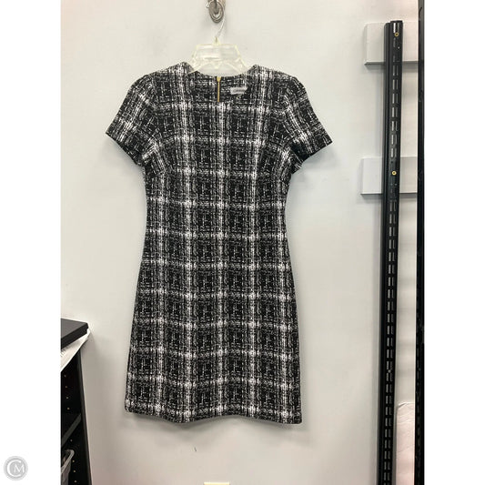 Dress Casual Short By Calvin Klein In Black & White, Size: 4