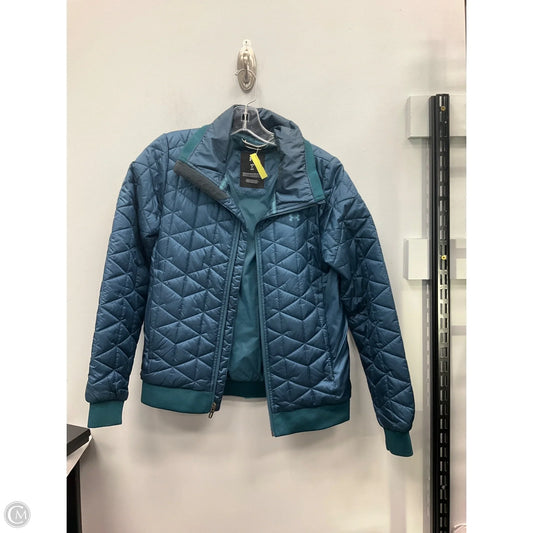 Jacket Puffer & Quilted By Under Armour In Blue, Size: S