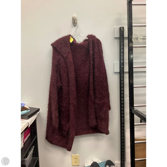 Sweater Cardigan By Lovestitch In Purple, Size: L