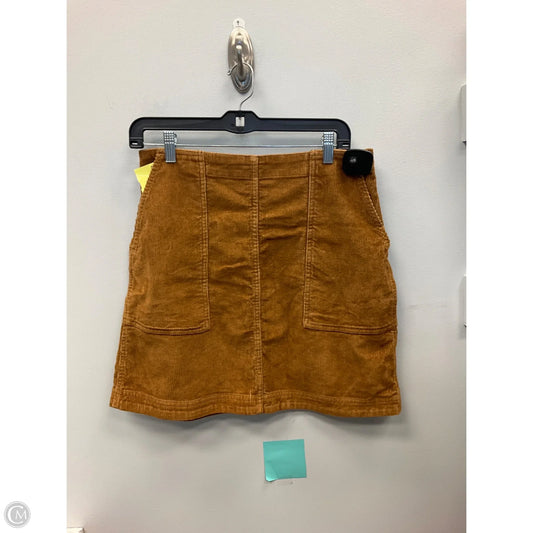 Skirt Mini & Short By Gap In Tan, Size: 8l