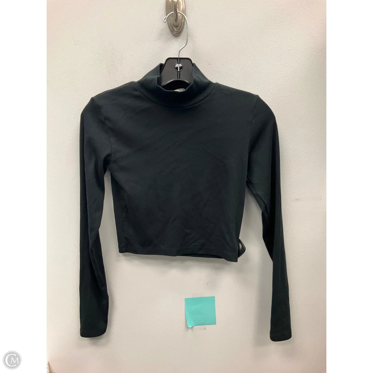 Top Long Sleeve Basic By Zara In Black, Size: S