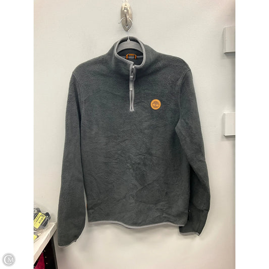 Sweatshirt Collar By Timberland In Grey, Size: M