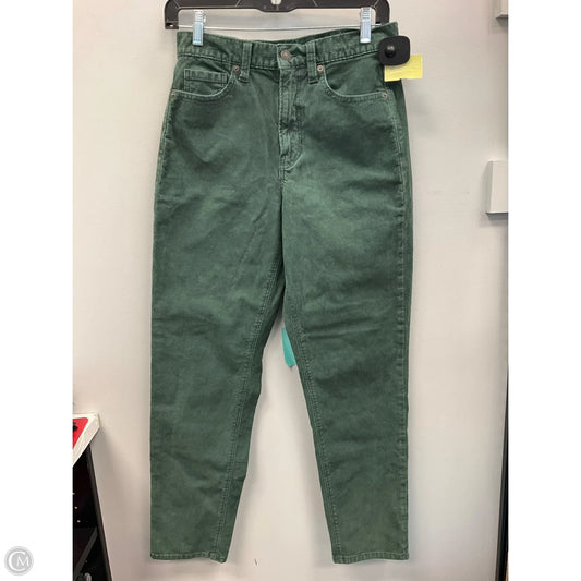 Pants Corduroy By American Eagle In Green, Size: 4