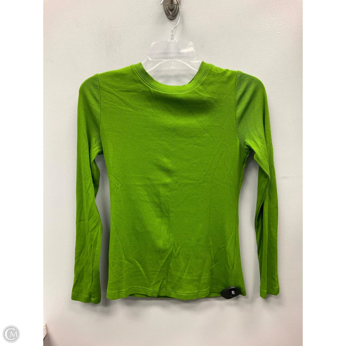 Top Long Sleeve Basic By A New Day In Green, Size: S
