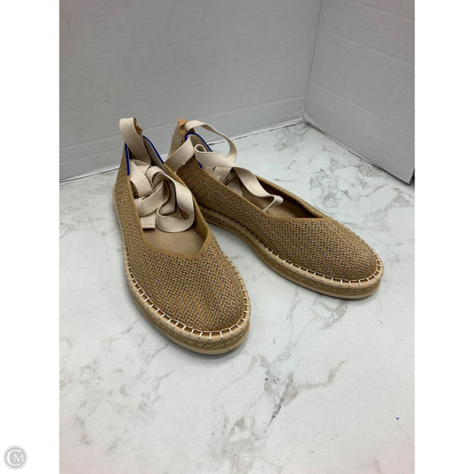 Shoes Flats By Rothys In Gold & Tan, Size: 9