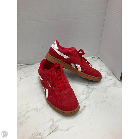 Shoes Sneakers By Reebok In Red, Size: 8.5
