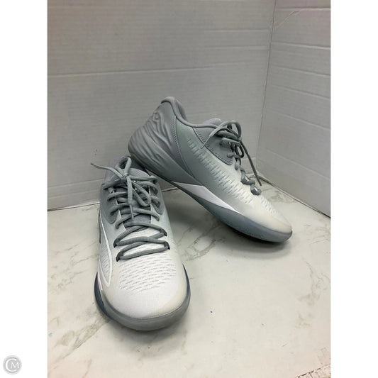 Shoes Sneakers By Puma In Grey & White, Size: 9.5
