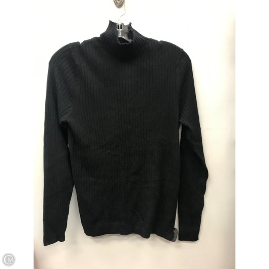 Top Long Sleeve By Loft In Black, Size: L