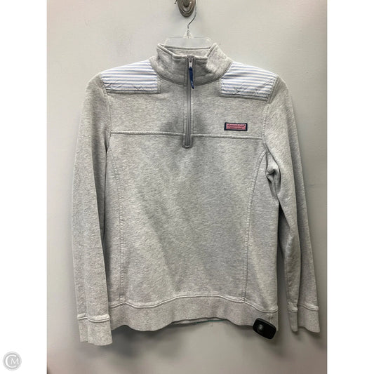 Top Long Sleeve By Vineyard Vines In Grey, Size: Xs