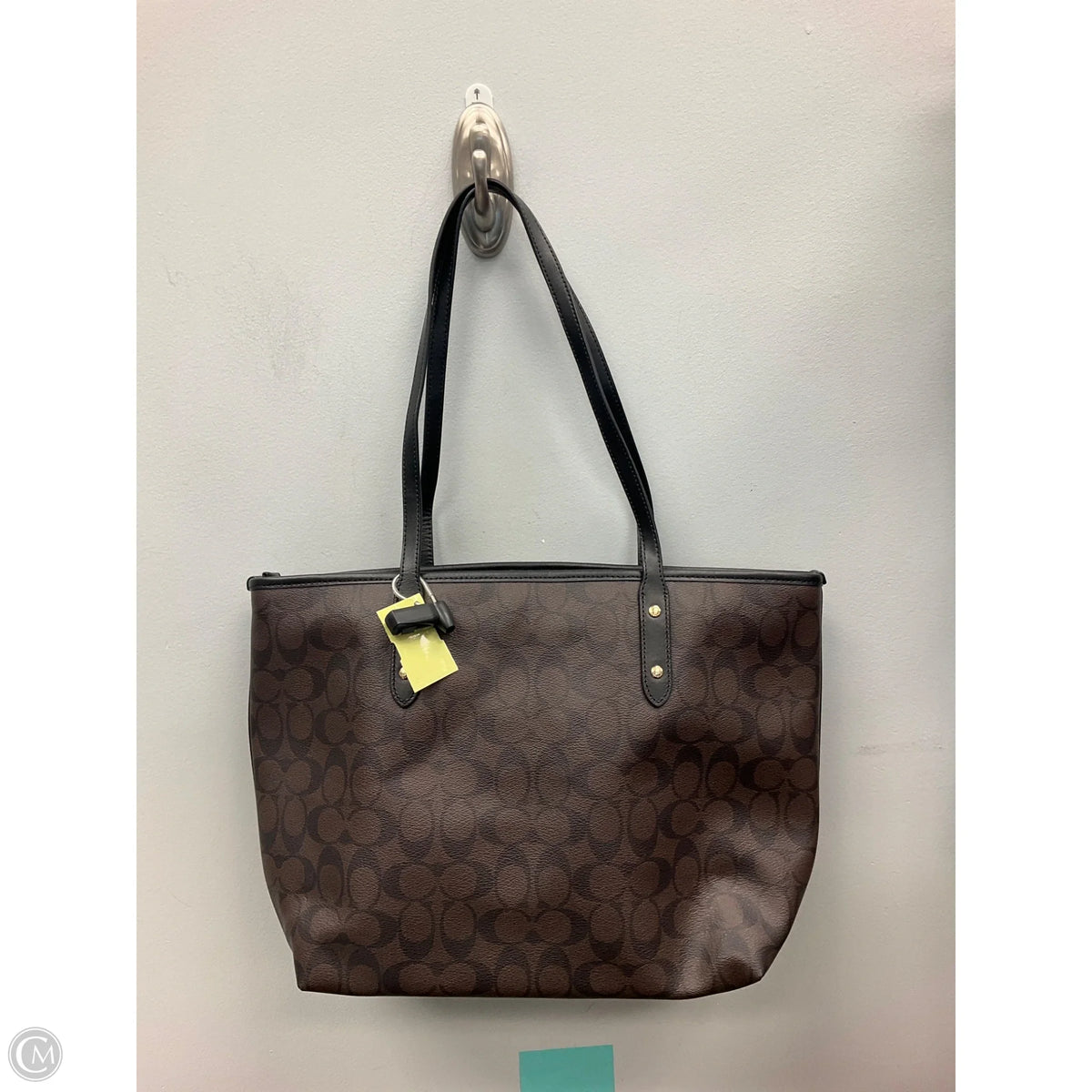 Tote Designer By Coach, Size: Medium