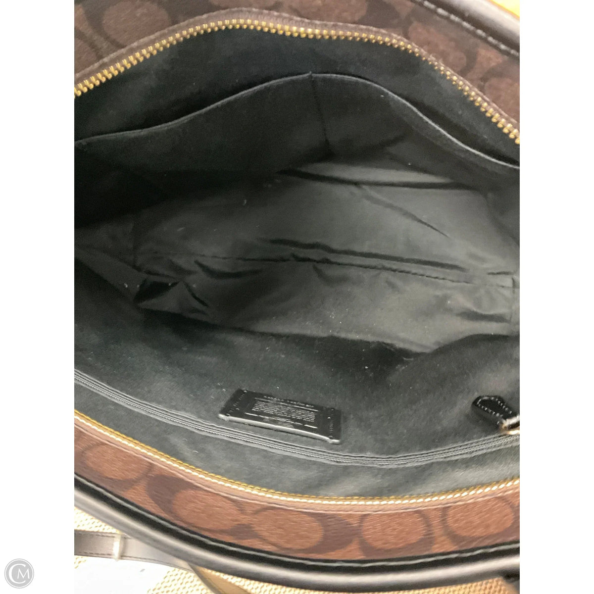 Tote Designer By Coach, Size: Medium