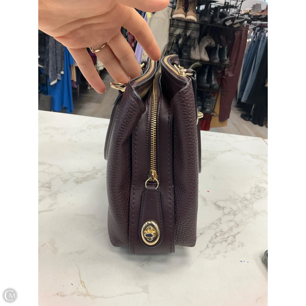Handbag Designer By Coach, Size: Medium