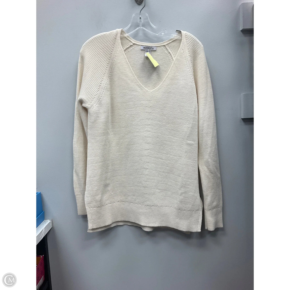 Sweater By Athleta In Cream, Size: S