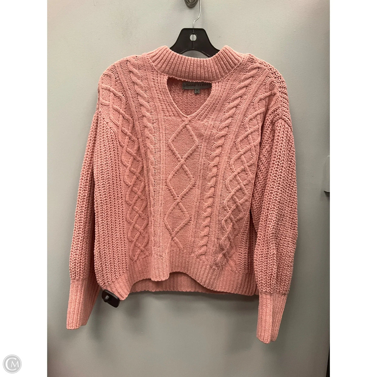 Sweater By Absolutely Famous In Pink, Size: M