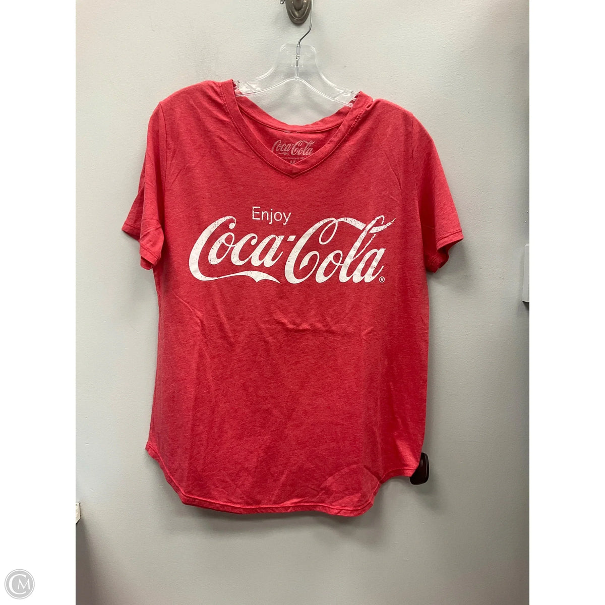 Top Short Sleeve Basic By Clothes Mentor In Red, Size: M