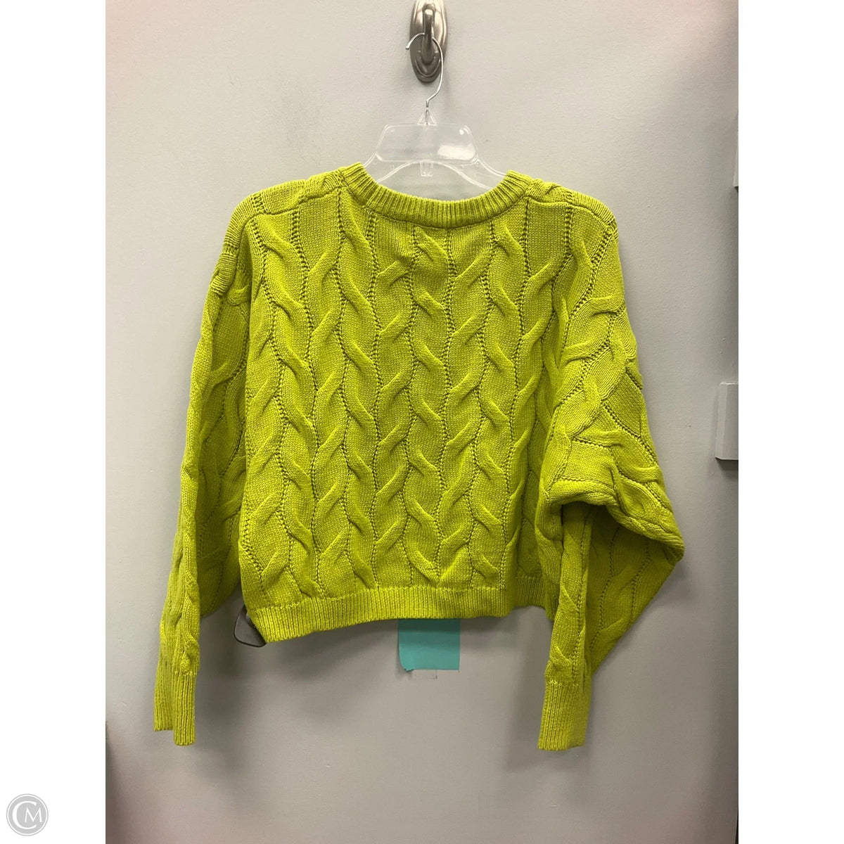 Sweater By Pink Rose In Chartreuse, Size: S