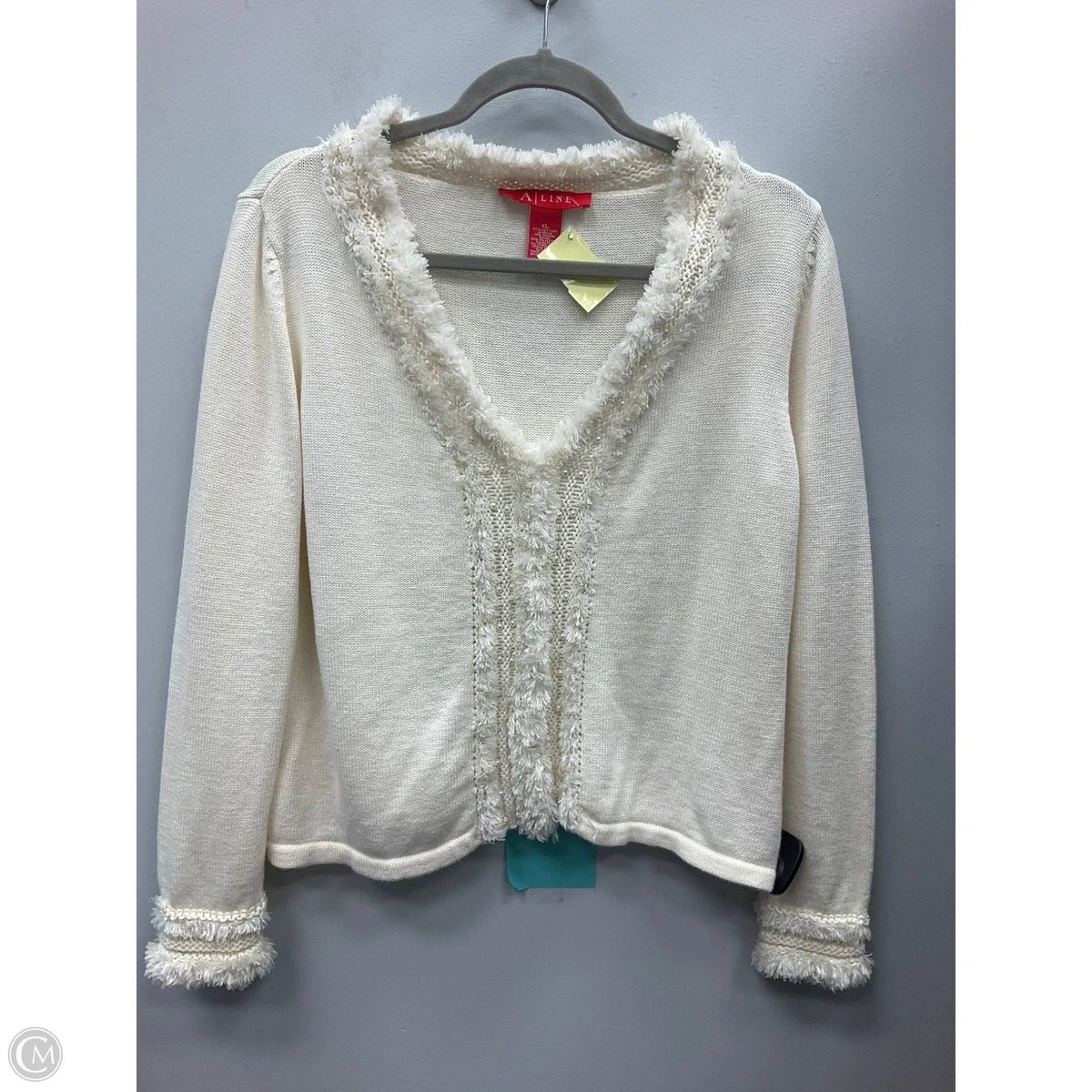 Sweater By Cmc In Cream, Size: Xl