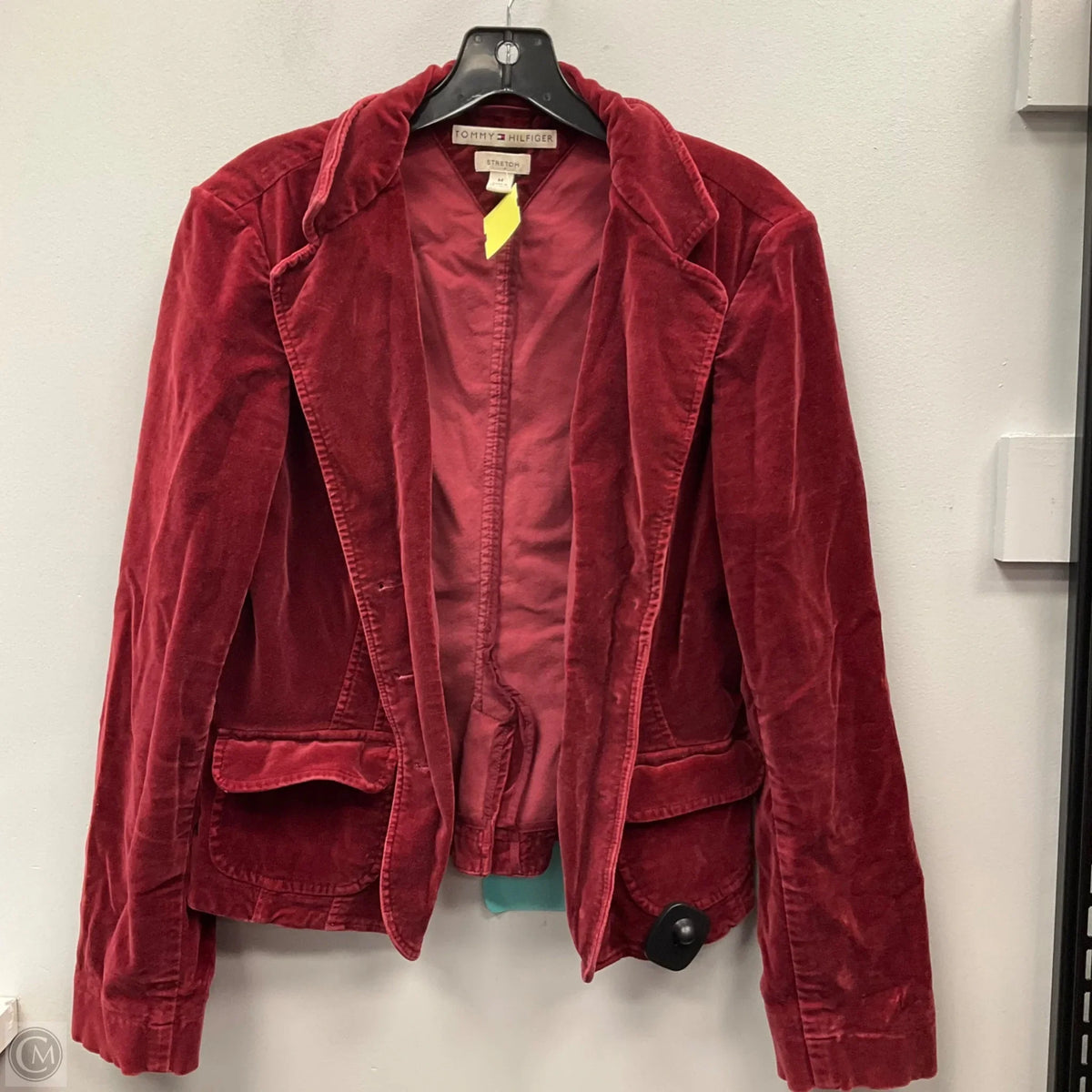 Blazer By Tommy Hilfiger In Maroon, Size: M
