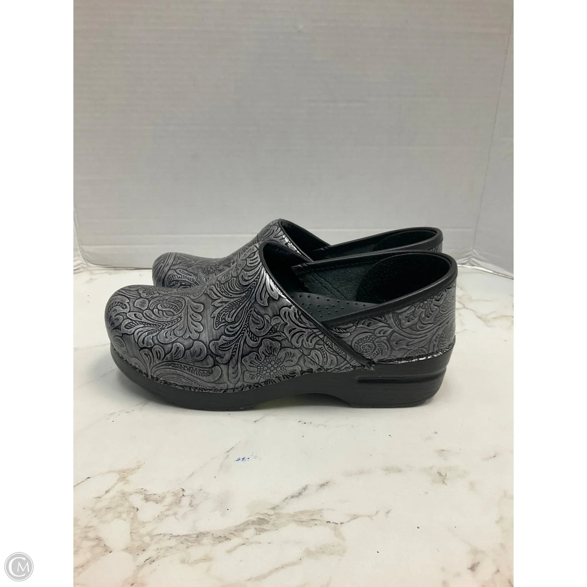 Shoes Heels Platform By Dansko In Silver, Size: 9