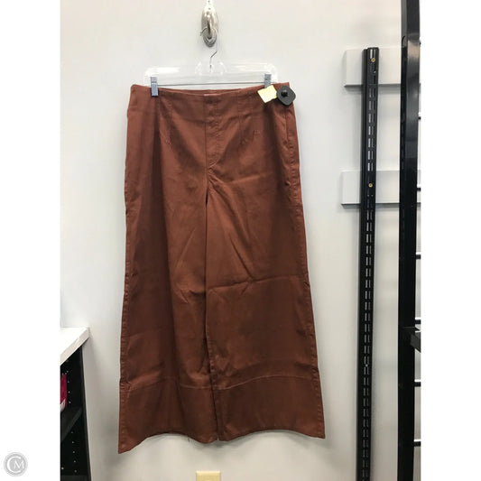 Pants Wide Leg By Spanx In Brown, Size: Xl