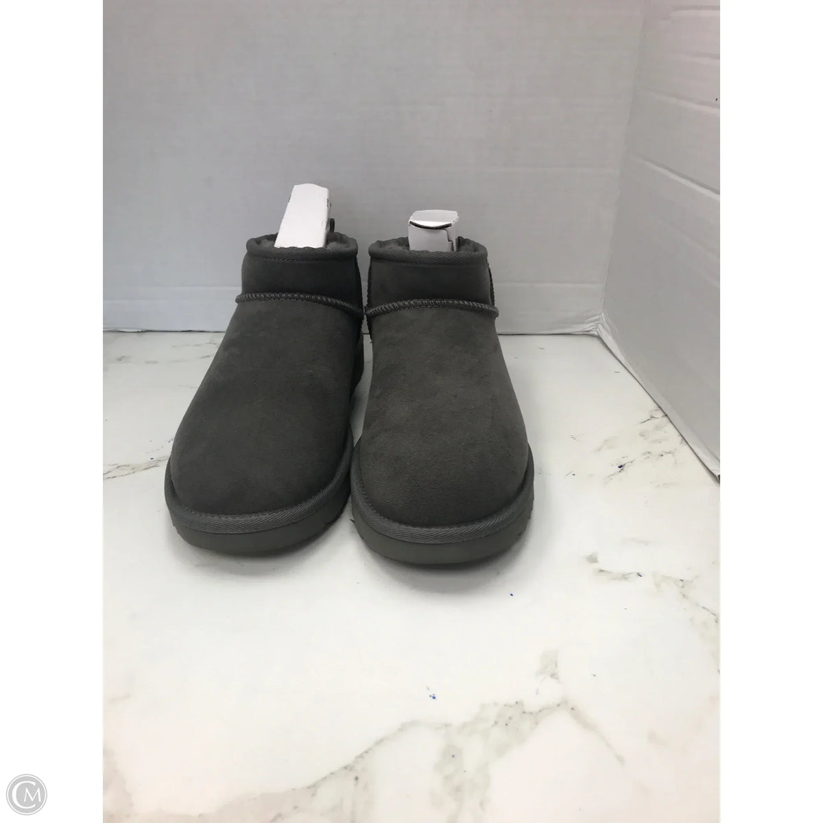 Boots Designer By Ugg In Grey, Size: 8