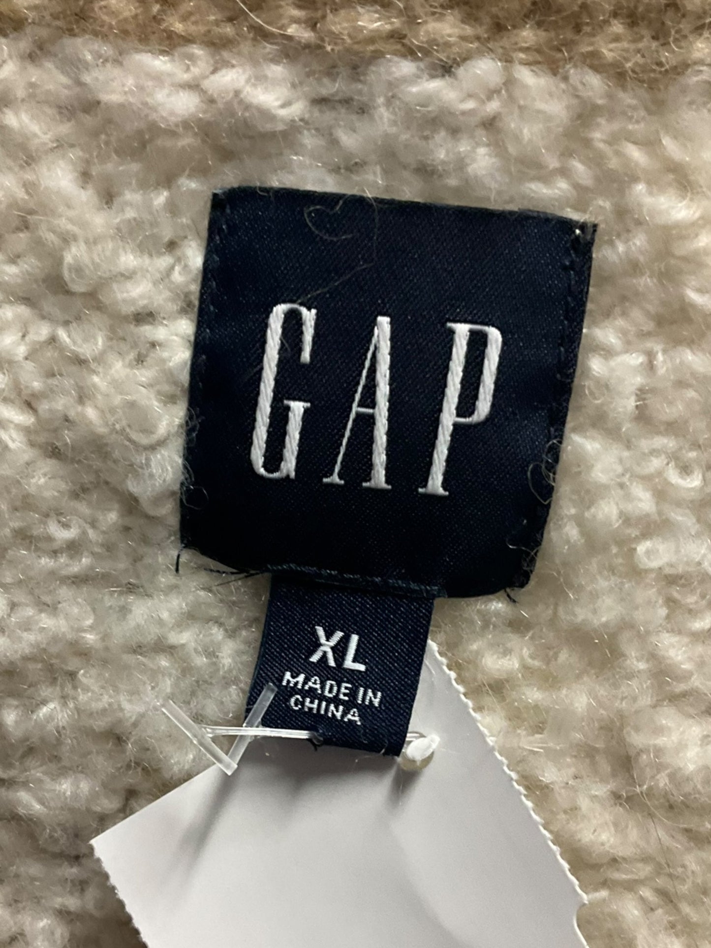 Cardigan By Gap In Cream, Size: Xl