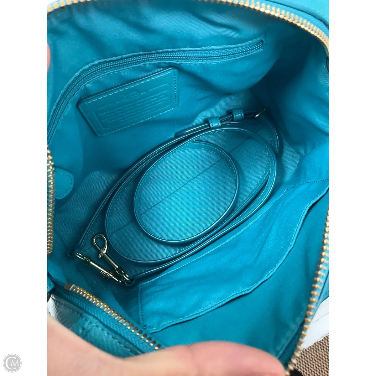 Handbag Designer By Coach, Size: Small