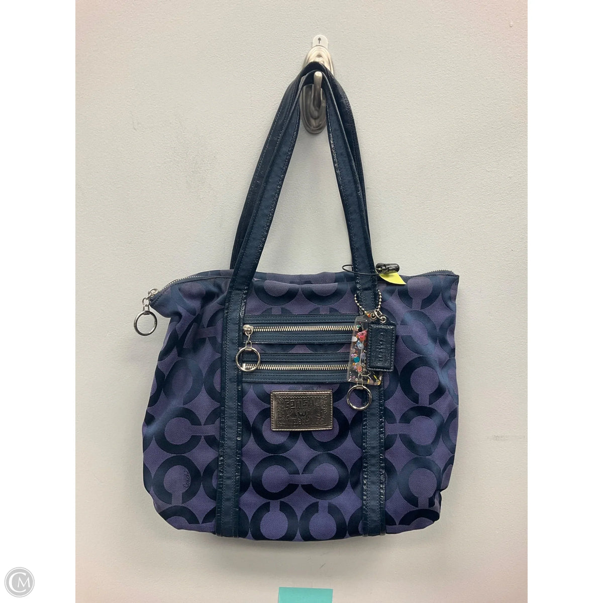 Tote Designer By Coach, Size: Medium