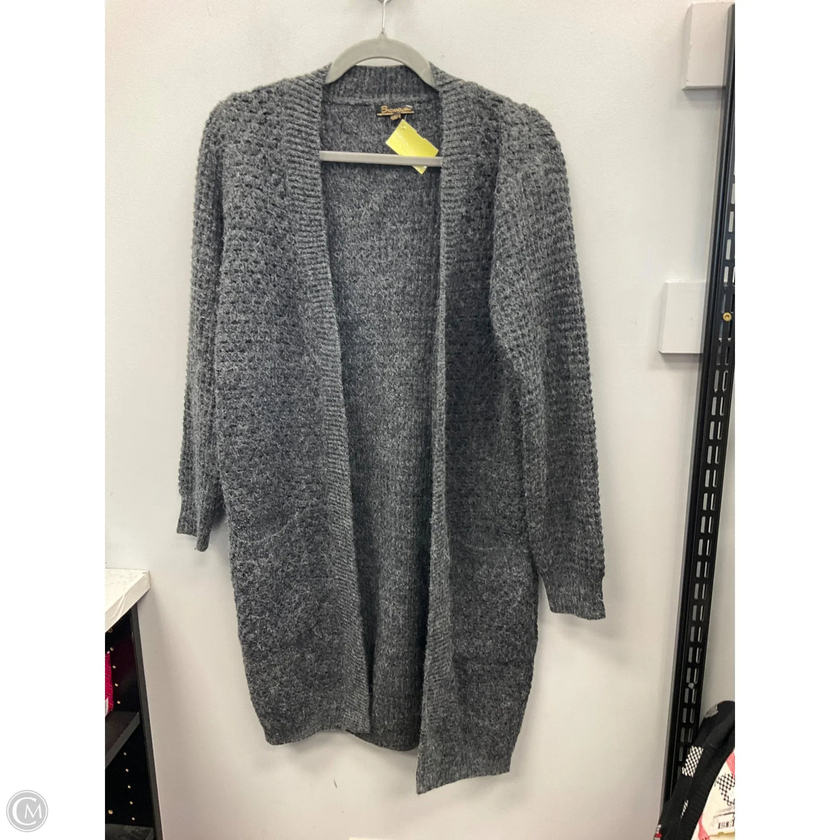 Sweater Cardigan By Baciano In Grey, Size: S