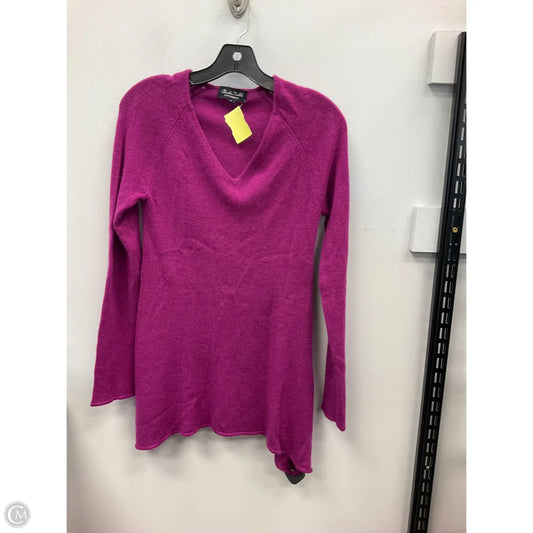 Sweater Cashmere By Clothes Mentor In Purple, Size: S