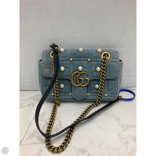 Handbag Luxury Designer By Gucci, Size: Small