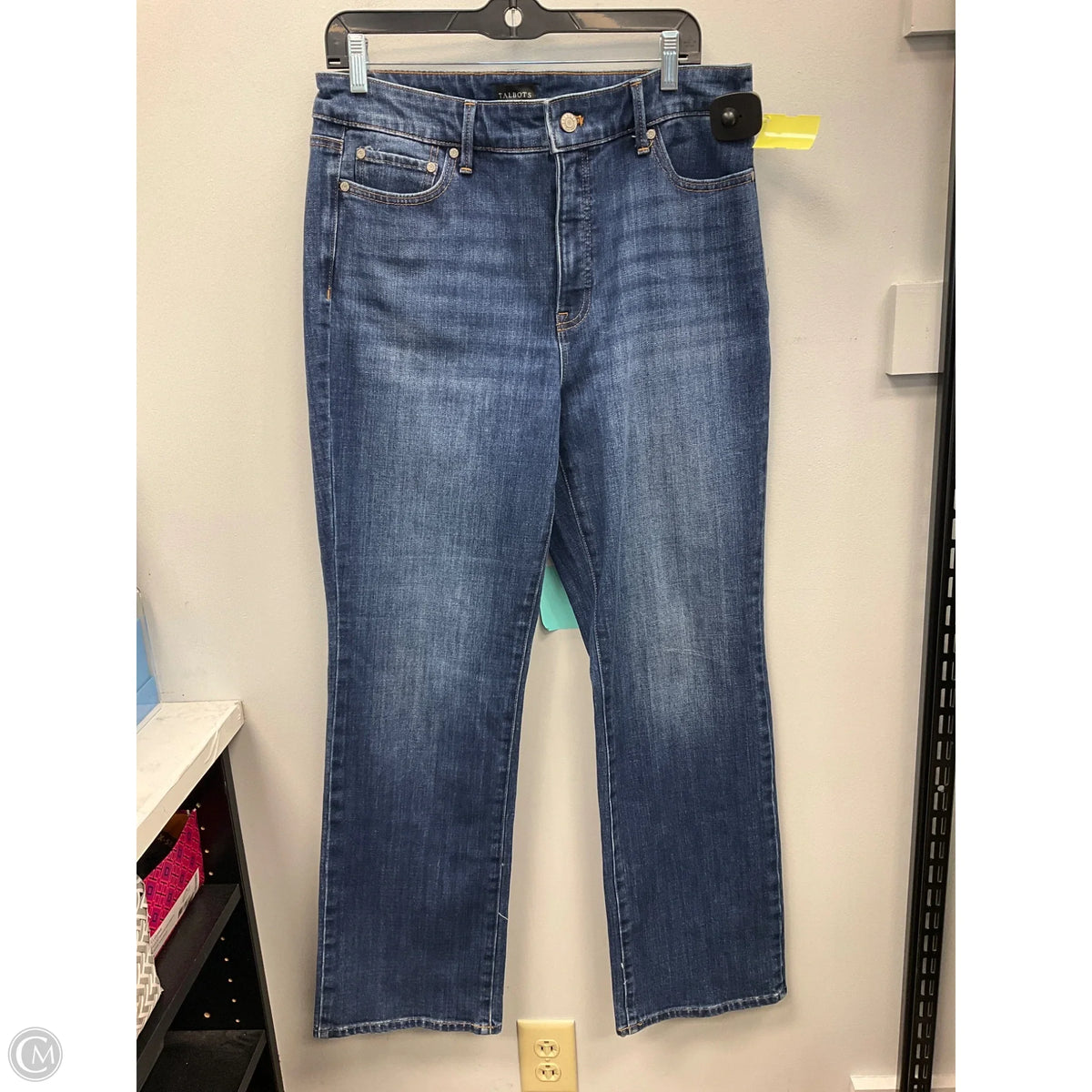 Jeans Boot Cut By Talbots In Blue Denim, Size: 12
